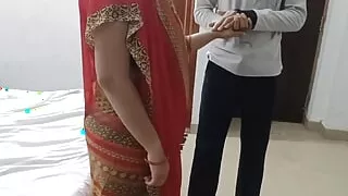 Cute Saree Bhabhiji Gets Naughty With Her Devar for roughsex in Hindi