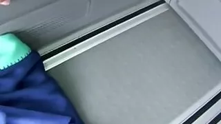 Master Cyclist Riding and Pleasuring a Horny Blonde in the Car