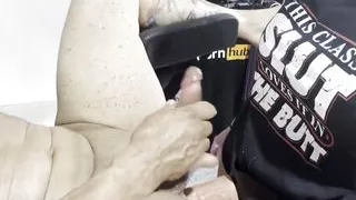 Strap on Stories - Daily Pegging Day 101 Fuck His Butt with a Lollipop Until He Cums