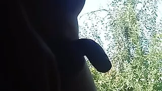 Hot dick. Summer . Water. Huge dick.  I am showing my dick. Masturbation .