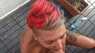 Beky Wanted to Drink Another Cum & Piss Drink