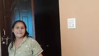 Puja baby dancing on the floor