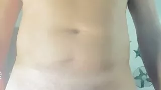 Naked guy swings his Dick