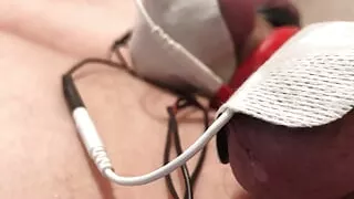 Twitching Dick Estimmed to Hands Free Orgasm.