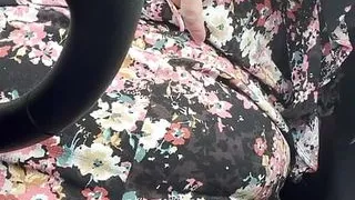 Verbal clothed public car masturbation