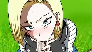 Dragonballs Android 18 - POV Real Blowjob by Misskitty2k Gameplay