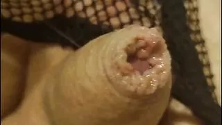 Tiny uncut dick in panties