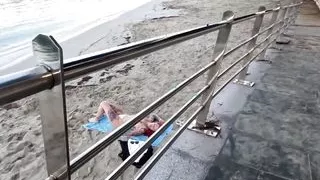 Picked up on the Beach! Hot Holiday Fuck with a Big Load!