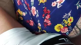 with her little feet she stepped on my dick and i ended up eating her in several positions (all white)