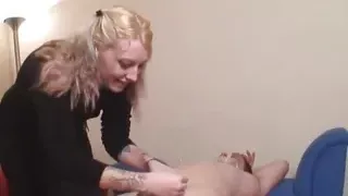 Dominant Wife Playing with Submissive Husband