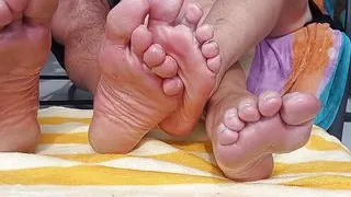 Showing off our soles for you