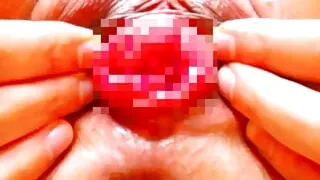 1st Time Prolapse Her Tight Asian Pussy