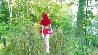 Little Red Riding Hood's Adventure in the Forest - Pussy Destruction - Deep Throat