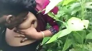 Desi sister-in-law left in the forest