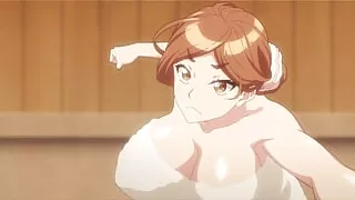 uncensored anime unhentai hot spring with hot two teen girl big boobs big tits big ass english subtitles