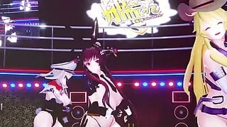 Mmd R-18 Anime Girls Sexy Dancing Clip 219