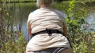Fishing and flashing on a nice day