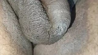 Dick handjob to stepson dirty talk in the bedroom