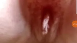 A cheating mature married woman on video call fucking with her toy boy