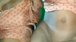 Indian desi housewife fucks hard with small black cocked husband