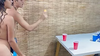 I Beat My Stepsister at the Game and End up Fucking Her Really Hard Until I Fill Her Ass with Cum.