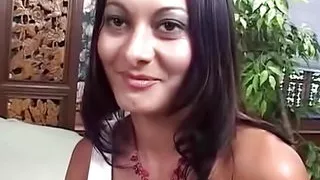 This Skinny Ass Bitch Sandra Came Out of Nowhere and Got Her Ass Drilled Hard