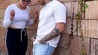 How nice to take cock outdoors (Dialogues in Italian)