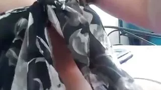 Indian beauty trying to impress her boyfriend