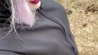 Shayna Exhibitionism At Forest Preserve