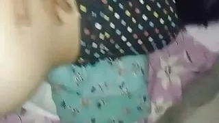 Doggy cumshot in a man's bini