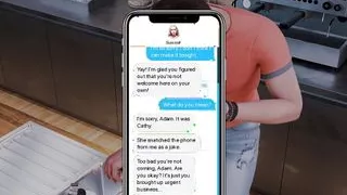 Breeze of Passion 2 Adam had to wash dishes to pay off his dinner