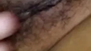 Girlfriend video calling pusssy finger with ASMR