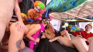 Bday Party - RealityKings with Rikki Rumor, Riley Reynolds, Gia Paige, Nora Doll