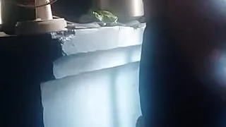 My wife changing dress