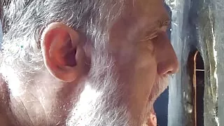 My Hubby and I Put up the Home Made Glory Hole and Take it for a Spin