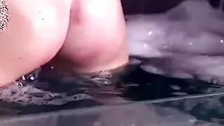 Hairy blonde seduced from her friend