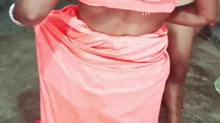 Silki sari wali bhabhi in Village Women Newly Married Wife's fuck in house