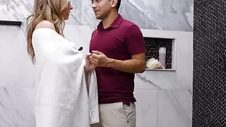 ADULT TIME - Unfulfilled MILF Cory Chase Needs Big Dick Stepson To Step Up And Make Her Cum!