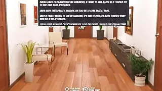 Cure my Addiction - EP1 Part 6 Footjob then Spanking so Horny by LoveSkySan69