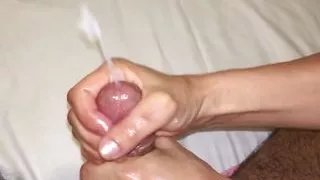We Made Each Other Orgasms - Handjob Cum and Dildo Squirt