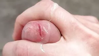 Bored and horny milking my cock