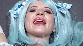 Horny dirty slut Vanessa Hillz gets fucked with a big dildo.