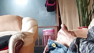 Latin young man fucking his cock very hot