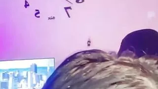 Wet pussy of a girl who is very tight continues to use a dildo