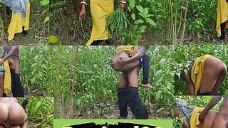 A young boy from the village fucked my pussy in the forest