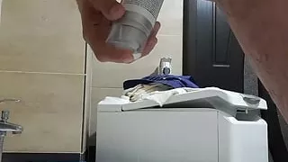 I inserted a tube of anal spray