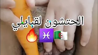 Fat pussy girl Algerian hot solo at home