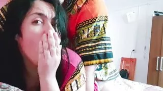 Indian stepmother is surprised in her bed by her perverted stepson