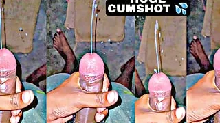 Desi indian village boy huge Cumshot after a long time! SUBSCRIBE NOW ????