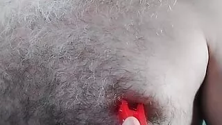 Pins with needles in the nipples